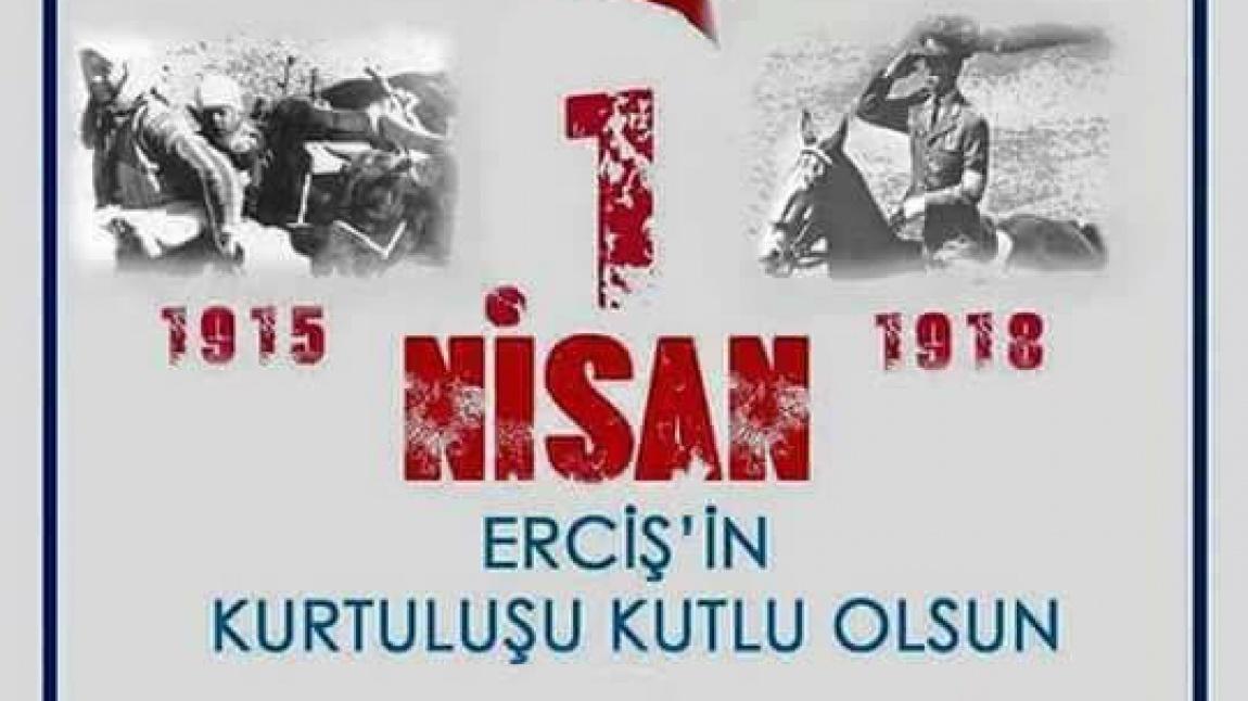1 Nisan Erciş'in Kurtuluş Günü'nü okulumuzda coşku ile kutladık.